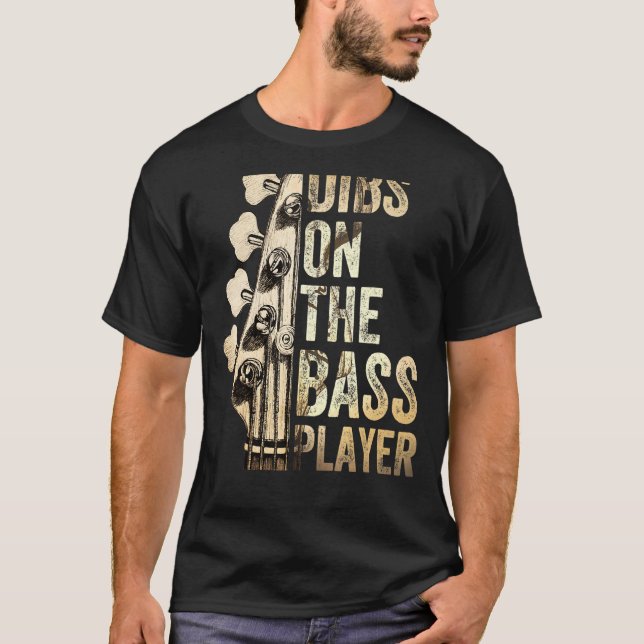 Dibs On The Bass Player Guitar Musician 3 T-Shirt (Front)