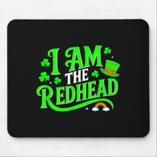 Dibs on the redhead funny am the redhead men women mouse pad