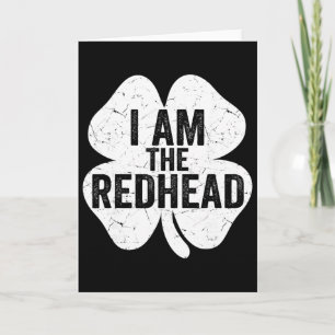 Dibs On The Redhead Funny I Am The Redhead Women M Card