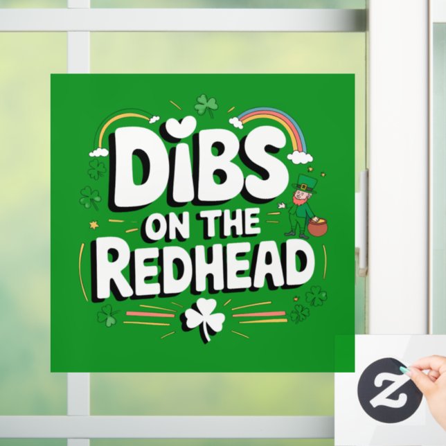 Dibs On The Redhead Funny St Patrick's Day (Home)
