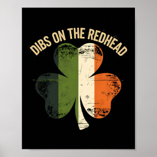 Dibs On The Redhead - St Patricks Day 2025 Irish S Poster