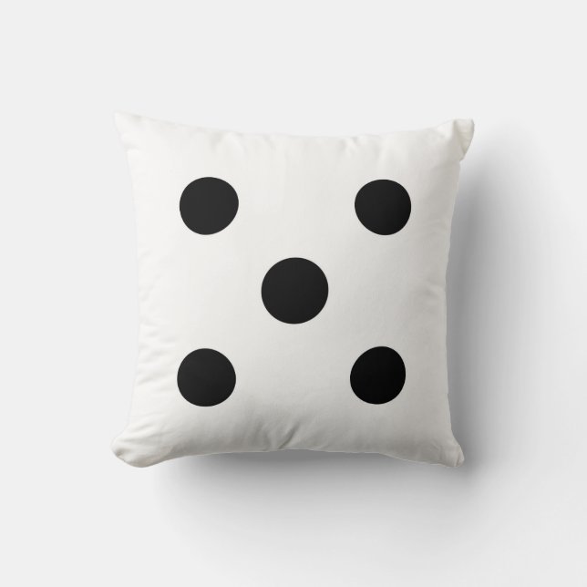 dice 5 and dice 2 cushion (Front)