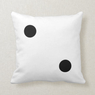 dice 5 and dice 2 cushion
