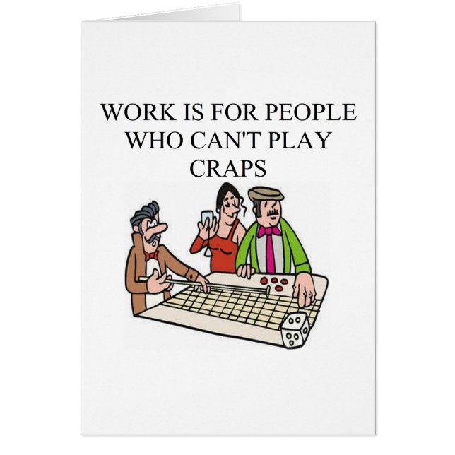 dice and  craps players (Front)