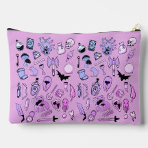 Dice Bag - RPG Pattern (Pink)