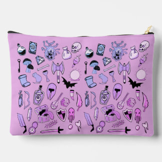 Dice Bag - RPG Pattern (Pink)