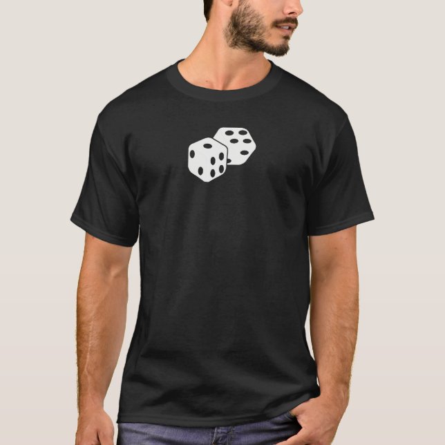 Dice  Dark Apparel T-Shirt (Front)