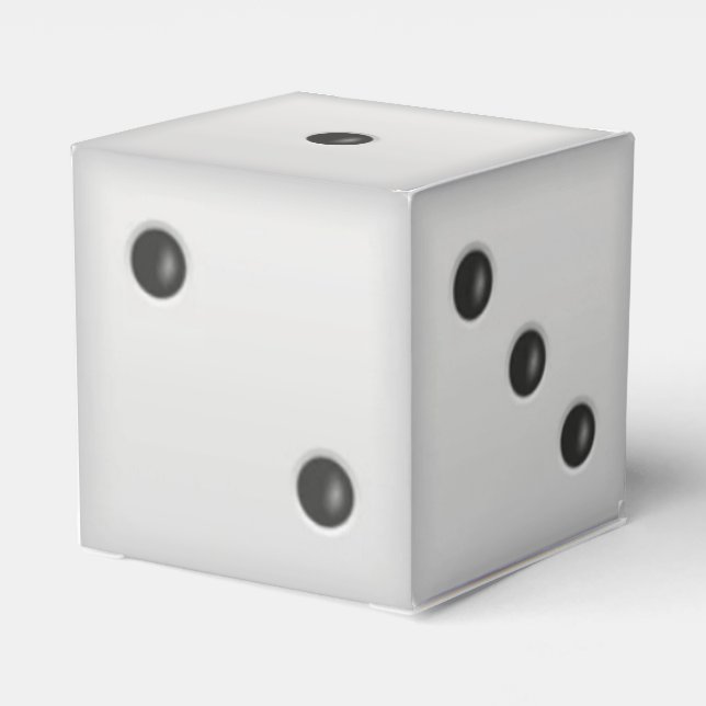 Dice Favour Box (Back Side)