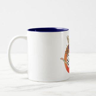 Dice in Parallel Universe Two-Tone Coffee Mug