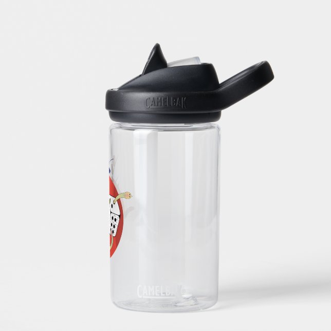 Dice in Parallel Universe Water Bottle (Left)
