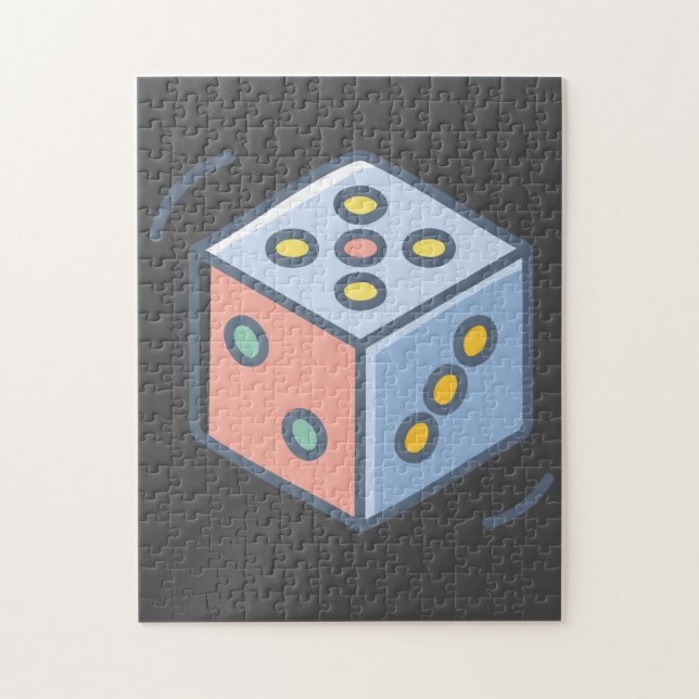 Dice Jigsaw Puzzle (Vertical)