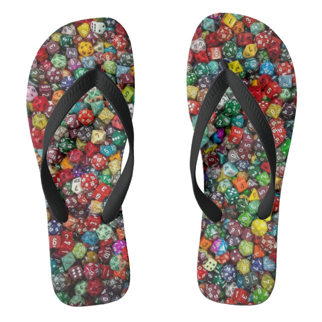 Dice lover thongs (Footbed)