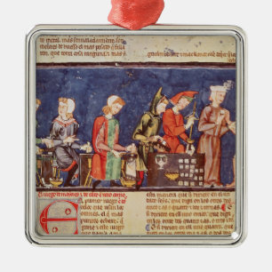 Dice Makers, from the 'Book of Games Metal Tree Decoration