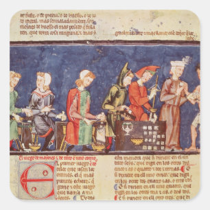 Dice Makers, from the 'Book of Games Square Sticker