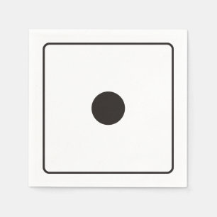 DICE numbers of pips 1 + your backgr. Napkin