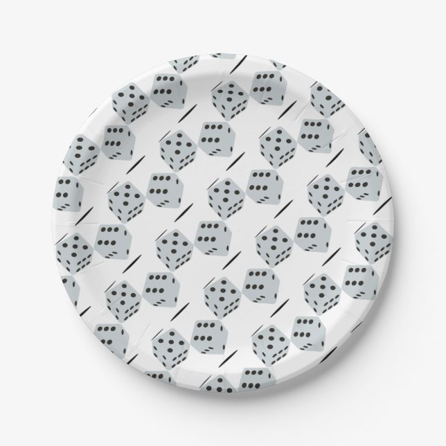Dice Paper Plate (Front)