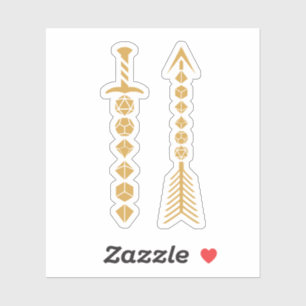 Dice Sword and Dice Arrow Bronze