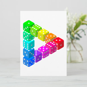 Dice Triangle Invitations