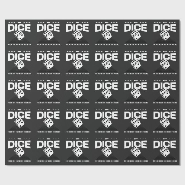 Dice Wrapping Paper (Flat)