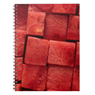 Diced watermelon notebook