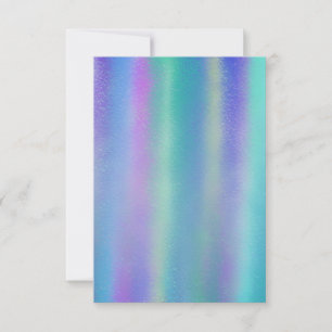 Dichroic Glass Rainbow Colours Art Card