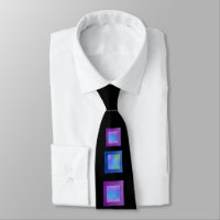 Dichroic Iridescent Fused Glass Look Black Modern