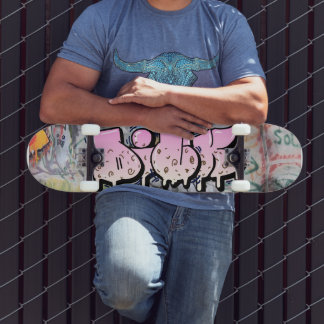 Dick Graffiti Custom Personalised Skateboard