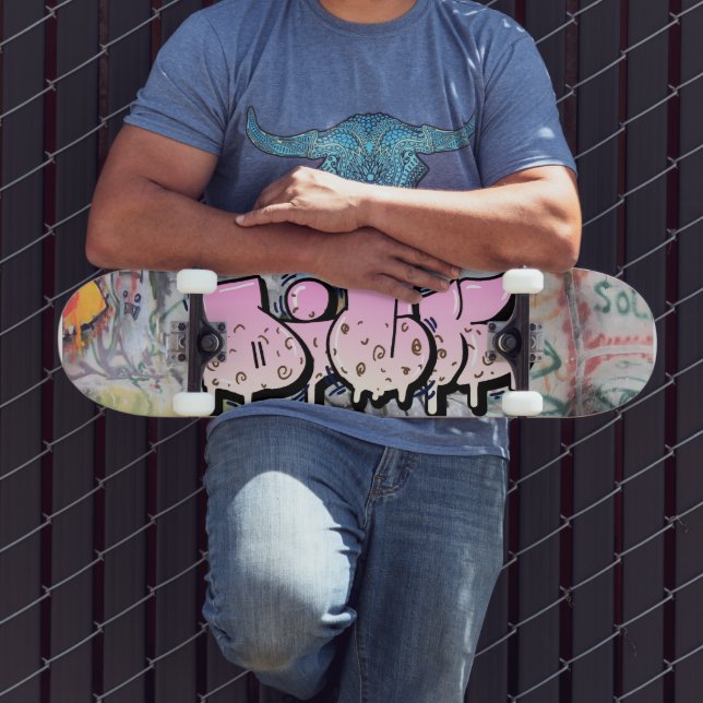 Dick Graffiti Custom Personalised Skateboard (Outdoor 3)