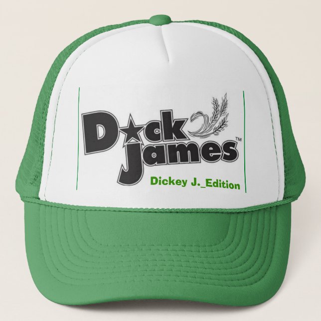 Dick James logo, Dickey J._Edition Trucker Hat (Front)
