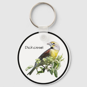 Dickcissel Bird Key Ring