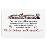 Dickens A Christmas Carol Quote Magnet