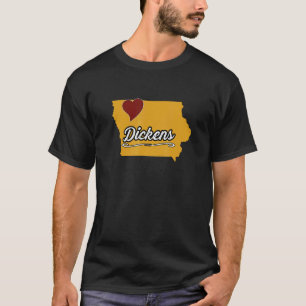 DICKENS IOWA IA USA Cute Souvenir Merch US City T-Shirt