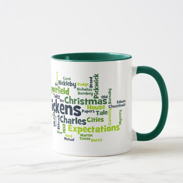 Dickens' Novels Cloud Mug (Right)
