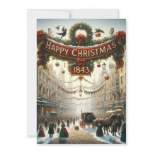 Dickensian Inspired ‘Happy Christmas’ Cards