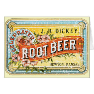 Dickey Root Beer-1899 - distressed