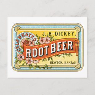 Dickey Root Beer Postcard