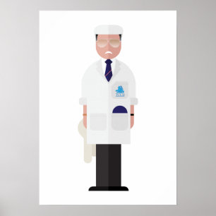 Dickie Bird - Cricket Heritage Poster