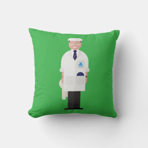 Dickie - Cricket Heritage Throw Pillow (Green)