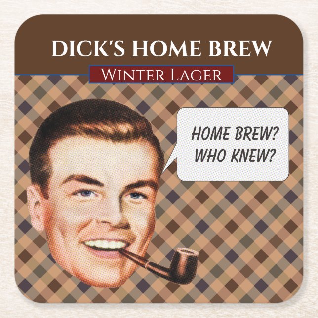 Dick's Home Brew Matching Coaster (Front)