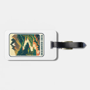 Dickshooter Creek Idaho Colours Luggage Tag