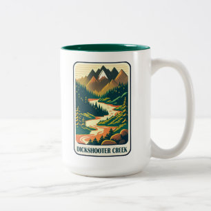 Dickshooter Creek Idaho Colours Two-Tone Coffee Mug