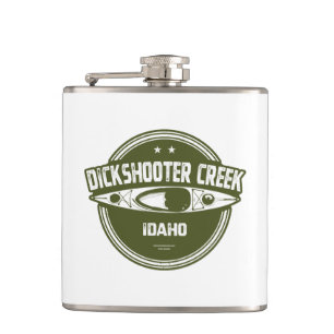 Dickshooter Creek Idaho Kayaking Hip Flask