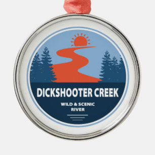 Dickshooter Creek Wild and Scenic River Idaho Metal Ornament