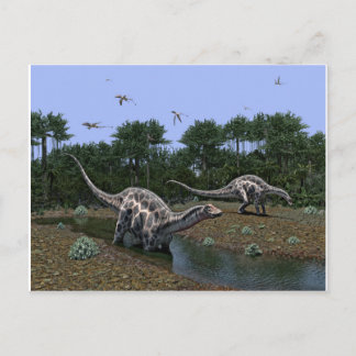 Dicraeosaurus Scene Postcard