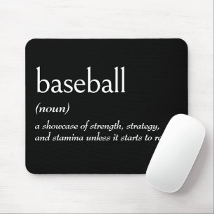 Dictionary Definition For BASEBALL Mouse Pad