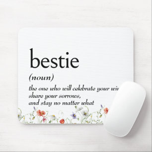 Dictionary Definition For BESTIE Mouse Pad