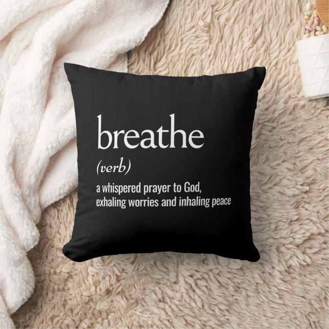 Dictionary Definition For BREATHE Cushion (Blanket)