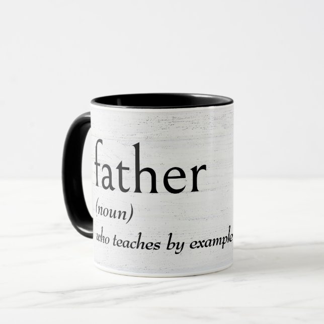 Dictionary Definition For FATHER Birthday Mug (Front Left)