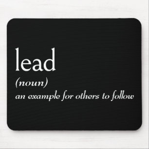 Dictionary Definition For LEAD Mouse Pad
