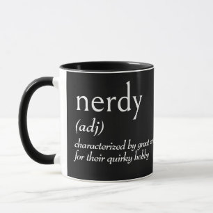 Dictionary Definition for NERDY Mug